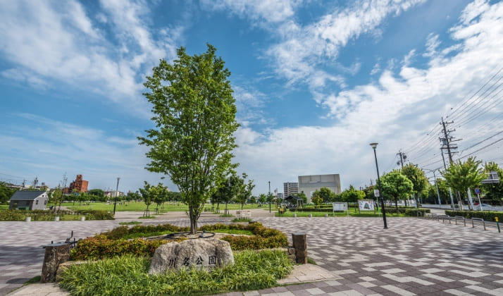 名古屋市昭和区周辺のおすすめスポット「鳴海城址公園」